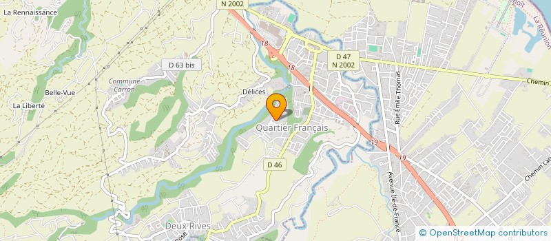 localisation de l'entreprise MONSIEUR KENNY DALLEAU  SAINTE-SUZANNE