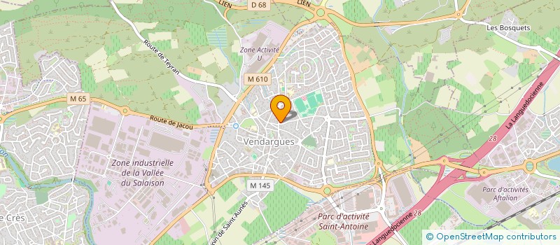 localisation de l'entreprise MONSIEUR KENNY DE DOMINICIS à VENDARGUES