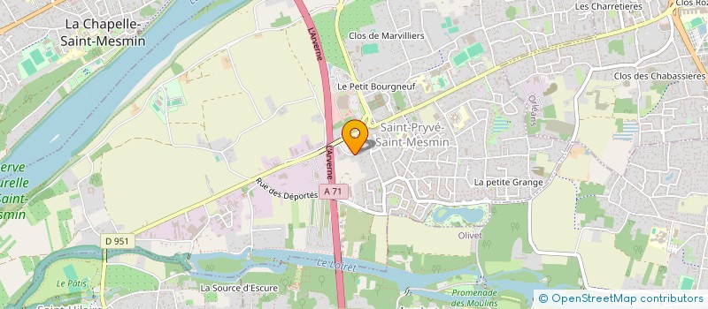 localisation de l'entreprise MONSIEUR KENNY DESBARRES  SAINT-PRYVE-SAINT-MESMIN
