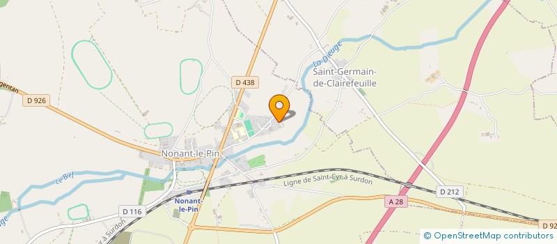 localisation de l'entreprise MONSIEUR KENNY ETHEVE à NONANT-LE-PIN