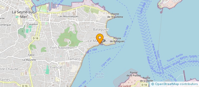 localisation de l'entreprise MONSIEUR KENNY FONTAINE  LA SEYNE-SUR-MER