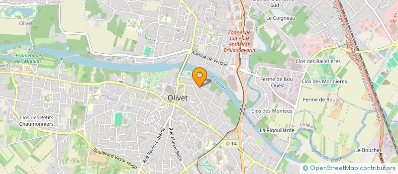 localisation de l'entreprise MONSIEUR KENNY FORAY à OLIVET
