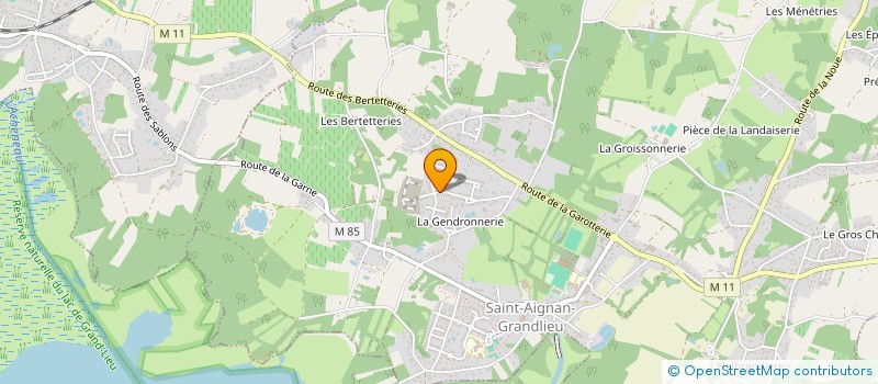 localisation de l'entreprise MONSIEUR KENNY FORTIN à SAINT-AIGNAN-GRANDLIEU