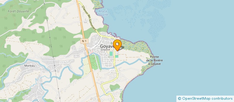 localisation de l'entreprise MONSIEUR KENNY FORTUNE à GOYAVE