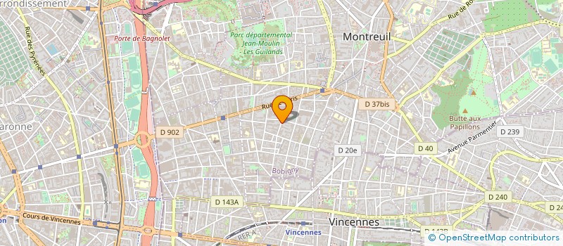localisation de l'entreprise MONSIEUR KENNY KEVIN ROSA-ARSENE à MONTREUIL