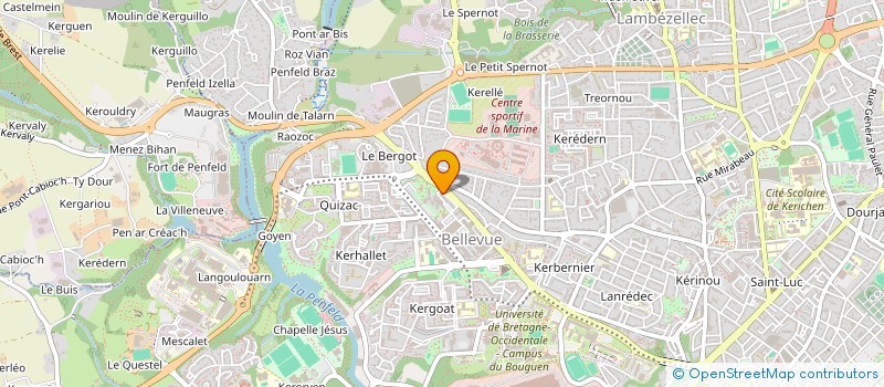 localisation de l'entreprise MONSIEUR KENNY L EXCELLENT  PLOUZANE