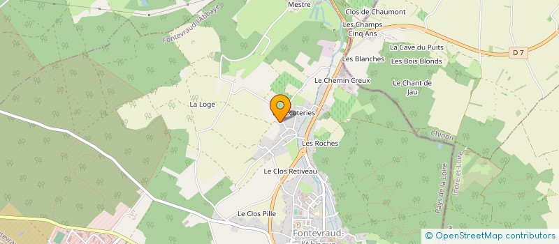 localisation de l'entreprise MONSIEUR KENNY LAI  FONTEVRAUD-L'ABBAYE