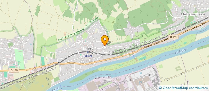 localisation de l'entreprise MONSIEUR KENNY LAMY  JUZIERS