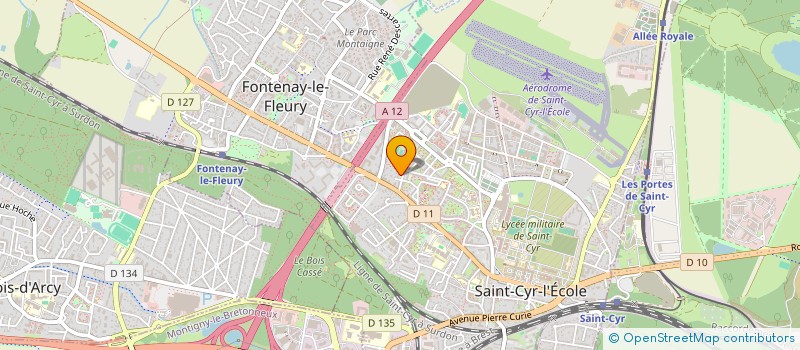 localisation de l'entreprise MONSIEUR KENNY LANDRE  SAINT-CYR-L'ECOLE