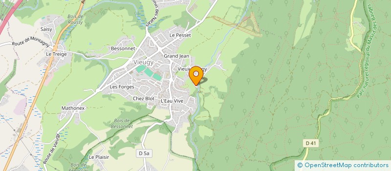localisation de l'entreprise MONSIEUR KENNY LECLERCQ  ANNECY