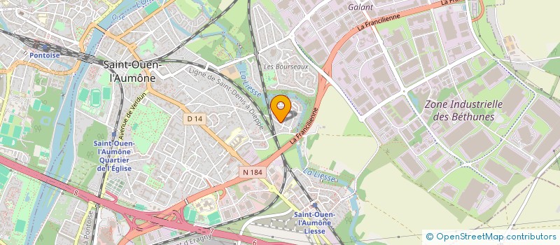 localisation de l'entreprise MONSIEUR KENNY LUZEIN  SAINT-OUEN-L'AUMONE