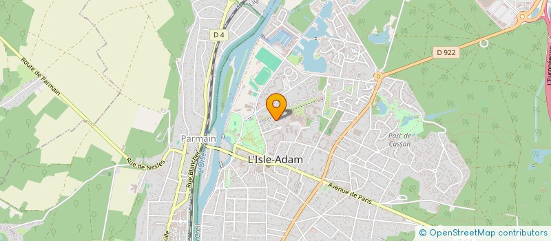 localisation de l'entreprise MONSIEUR KENNY MARANTE  L'ISLE-ADAM