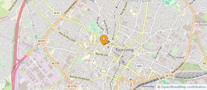 localisation de l'entreprise MONSIEUR KENNY MASSIEUX CHIPAN  TOURCOING