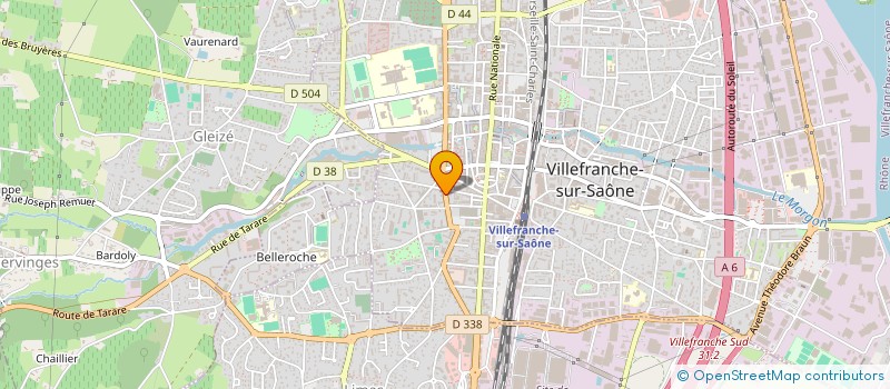 localisation de l'entreprise MONSIEUR KENNY MAYENSON à VILLEFRANCHE-SUR-SAONE