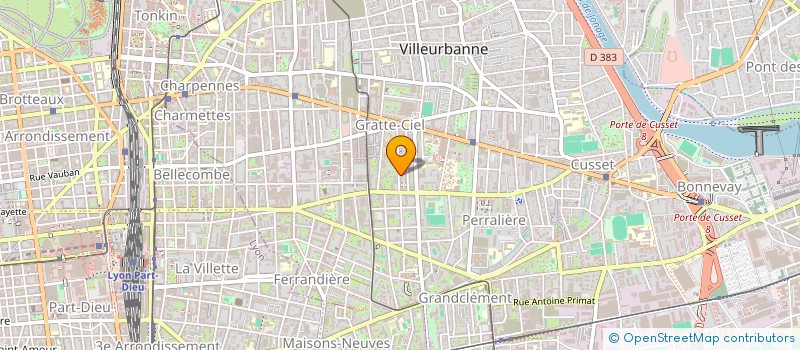 localisation de l'entreprise MONSIEUR KENNY MFURI  VILLEURBANNE