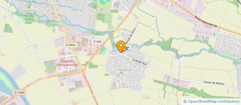 localisation de l'entreprise MONSIEUR KENNY MILLIEZ à MAILLOT