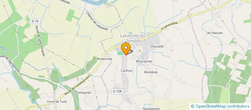 localisation de l'entreprise MONSIEUR KENNY MOREL  LABASTIDE-DU-TEMPLE