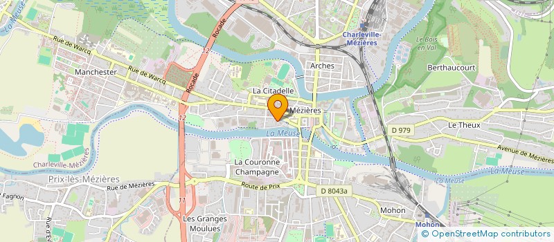 localisation de l'entreprise MONSIEUR KENNY PONCELET  CHARLEVILLE-MEZIERES