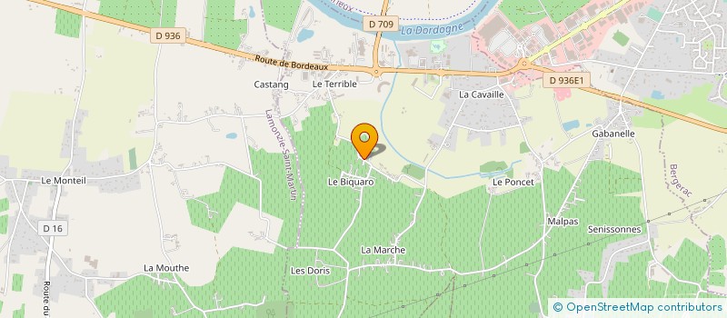 localisation de l'entreprise MONSIEUR KENNY POYET  SAINT-LAURENT-DES-VIGNES