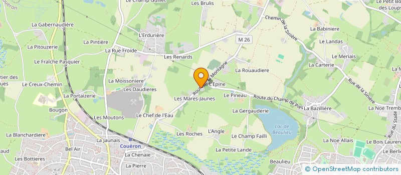 localisation de l'entreprise MONSIEUR KENNY ROUZEE à COUERON