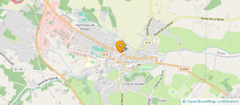 localisation de l'entreprise MONSIEUR KENNY SAIGE  BAZAS