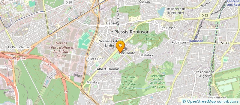 localisation de l'entreprise MONSIEUR KENNY SAINTE-CLAIRE à LE PLESSIS-ROBINSON