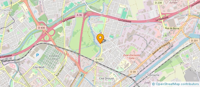 localisation de l'entreprise MONSIEUR KENNY SEUMSACK  ILLZACH