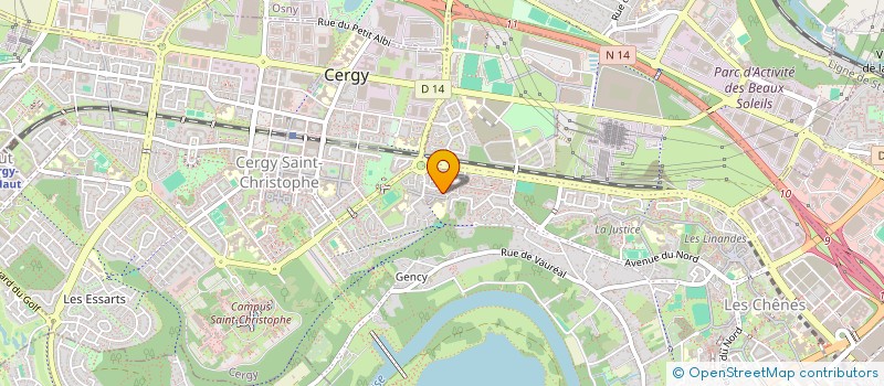 localisation de l'entreprise MONSIEUR KENNY TIA  CERGY