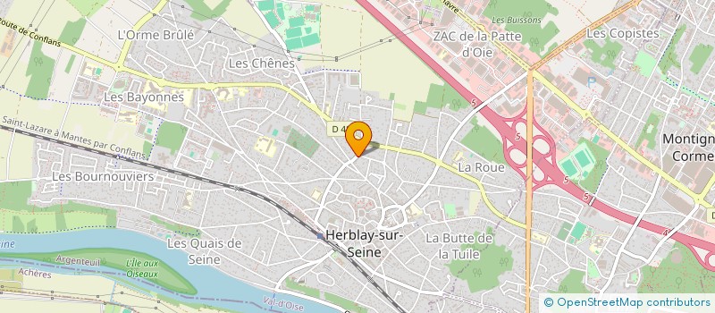 localisation de l'entreprise MONSIEUR KENNY VAN LOOVEREN  HERBLAY-SUR-SEINE