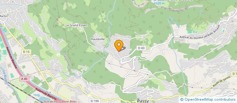 localisation de l'entreprise MONSIEUR KENO DERLEYN  LES HOUCHES