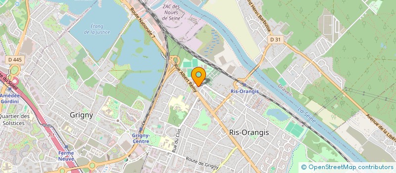 localisation de l'entreprise MONSIEUR KENSILVA KRISHNAMURTHY  RIS-ORANGIS