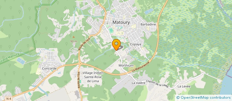 localisation de l'entreprise MONSIEUR KENSON ADONIS  MATOURY