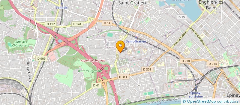 localisation de l'entreprise MONSIEUR KENSY HENRY  SAINT-GRATIEN