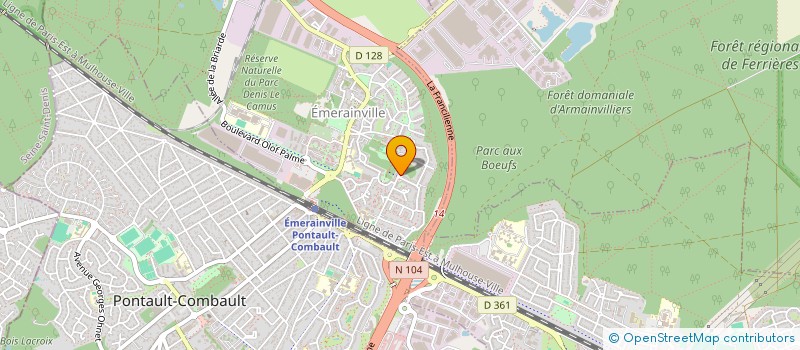 localisation de l'entreprise MONSIEUR KENT LE  EMERAINVILLE