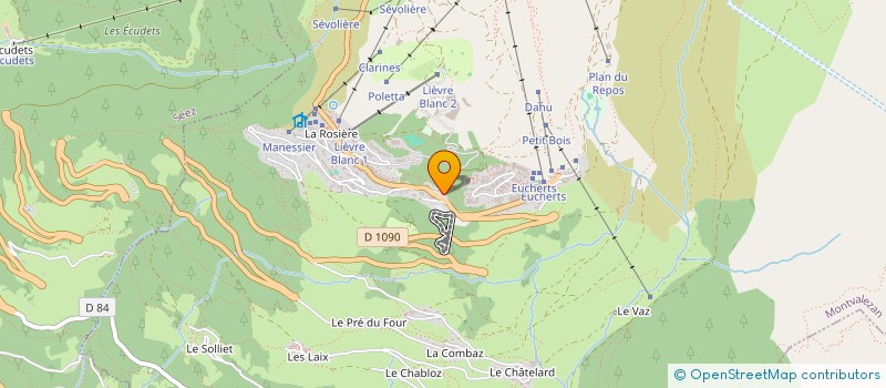 localisation de l'entreprise MONSIEUR KENT LEVAIN  MONTVALEZAN