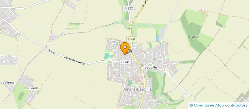 localisation de l'entreprise MONSIEUR KENTIGERN CANO  BIEVILLE-BEUVILLE