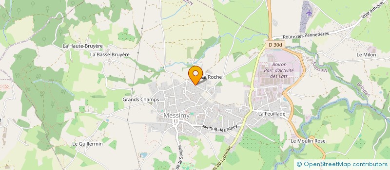 localisation de l'entreprise MONSIEUR KENTIN DURY  MESSIMY