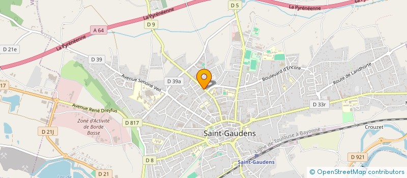 localisation de l'entreprise MONSIEUR KENTIN PRUD'HOMME à SAINT-GAUDENS