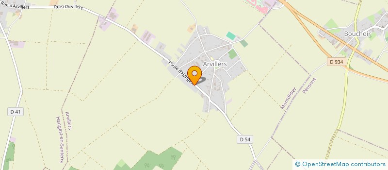 localisation de l'entreprise MONSIEUR KENTIN SANIER à ARVILLERS