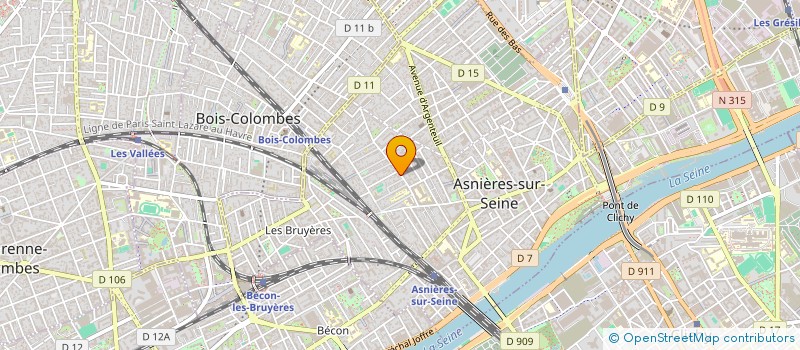 localisation de l'entreprise MONSIEUR KENTY BLANC à ASNIERES-SUR-SEINE