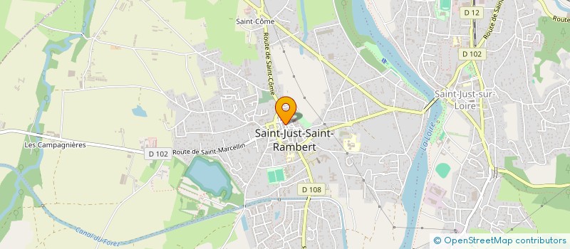 localisation de l'entreprise MONSIEUR KENY BIGNY  SAINT-JUST-SAINT-RAMBERT