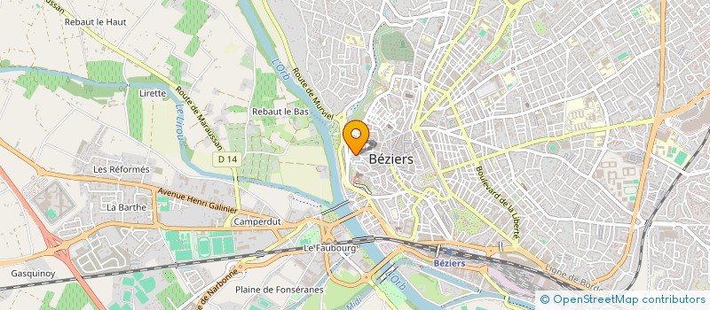 localisation de l'entreprise MONSIEUR KENY DUQUENET à BEZIERS