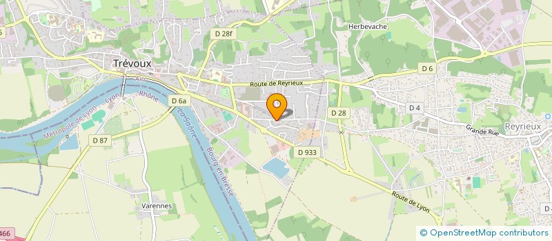 localisation de l'entreprise MONSIEUR KENY PIERSON à TREVOUX