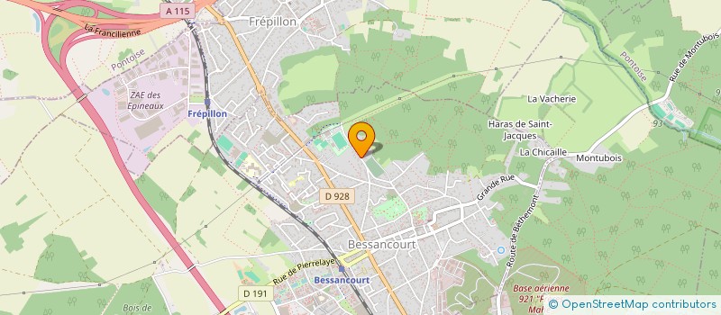 localisation de l'entreprise MONSIEUR KENY URSELY  BESSANCOURT