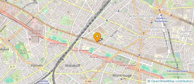 localisation de l'entreprise MONSIEUR KENY VAUDOIS  PARIS