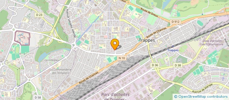 localisation de l'entreprise MONSIEUR KENY-WAYNE DA VEIGA  TRAPPES