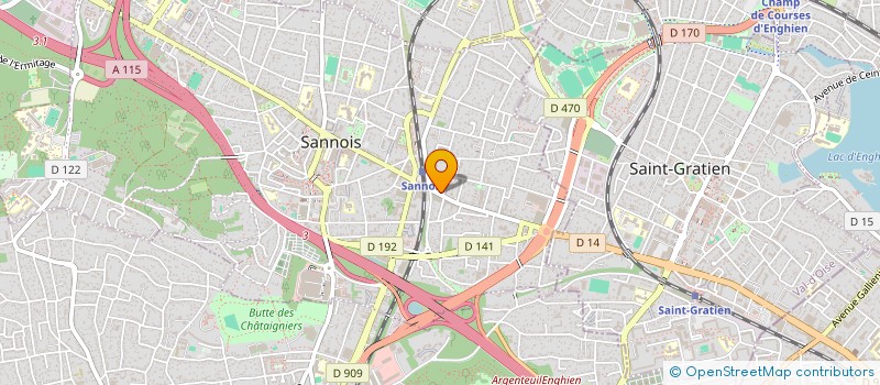 localisation de l'entreprise MONSIEUR KENZEUR CHEMITH  SANNOIS