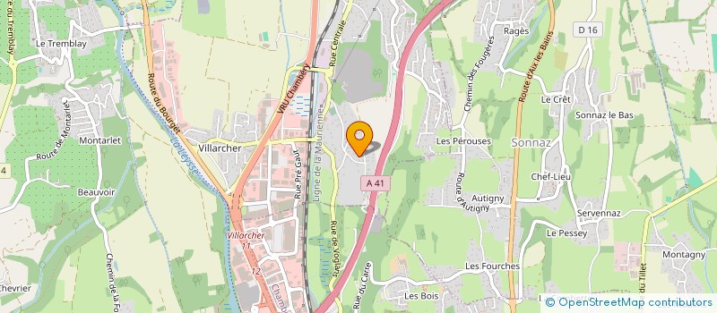 localisation de l'entreprise MONSIEUR KENZI BOURBIA  VOGLANS