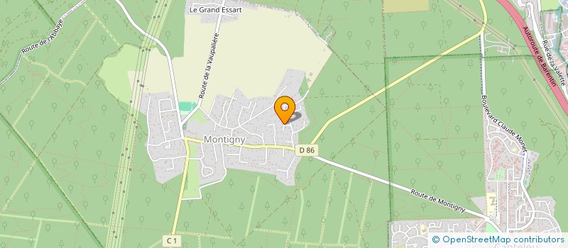 localisation de l'entreprise MONSIEUR KENZI GOMIS  MONTIGNY