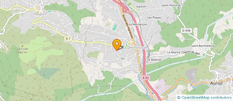 localisation de l'entreprise MONSIEUR KENZI JUSTAFRE  LA DESTROUSSE